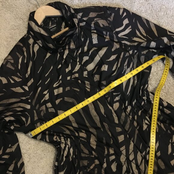 Alfani Abstract Animal Print Collared Jacket - Picture 13 of 13